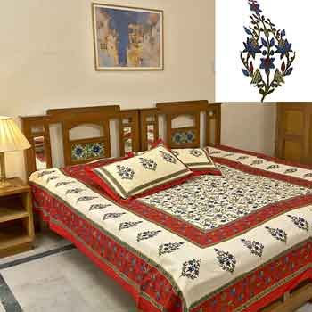 Set of 2 Rajasthani Bedsheets