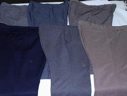 Wholesale dress pants you get for as low as $2.29 a pair.