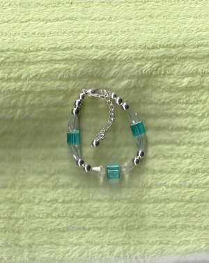 Terquiose Crystal Infant Bracelet