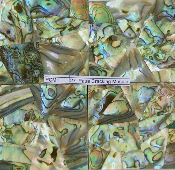Paua Cracking Mosaic 2 x 2 inches (100 pcs)