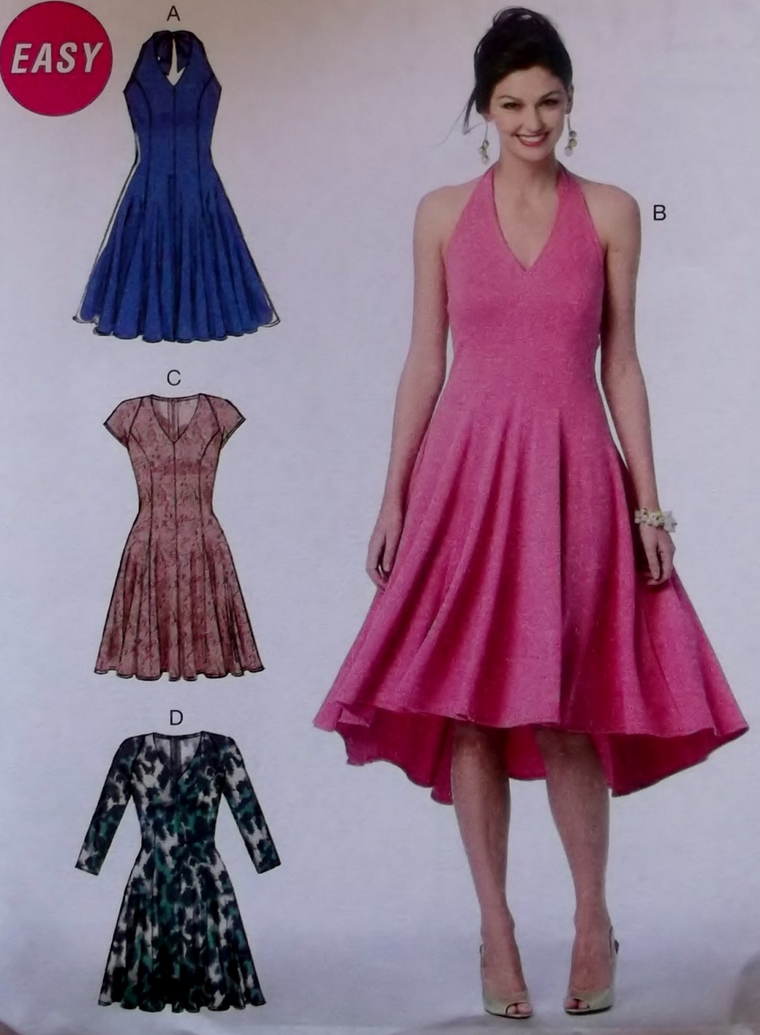McCalls M6922 Sewing Pattern, Misses' Dress, Size 6 8 10 12 14, UNCUT