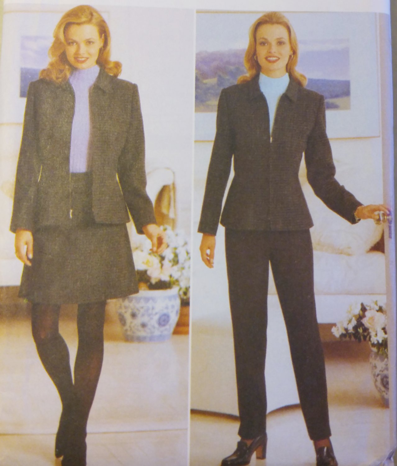 Misses Petite Lined Jacket, Skirt & Pants Butterick 4678 Pattern, Sizes 6, 8, 10, 12, UNCUT
