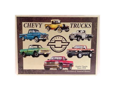 Chevy - Truck Tribute Tin Sign
