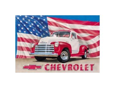 Chevy - 51 Pickup Truck Tin Sign