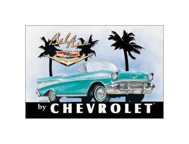 Chevy - Bel Air Chevrolet Tin Sign