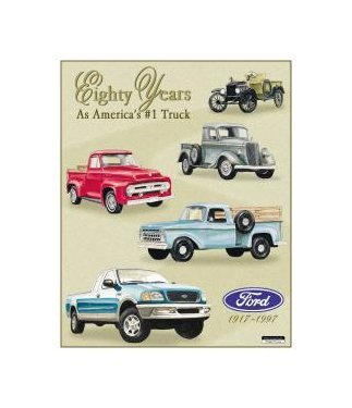 Ford - Trucks 80 Years Tribute Tin Sign