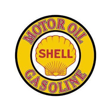 Shell Gas and Oil - Round Sign