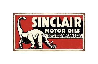 Sinclair Motor Oils - Best for Motor Cars Tin Sign