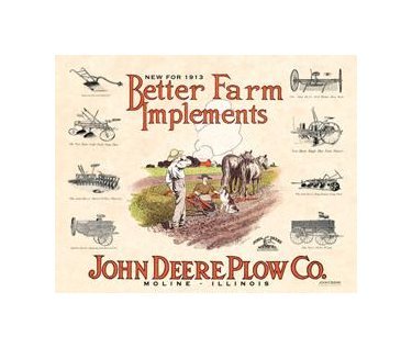 John Deere - Better Farm Implements Tin Sign