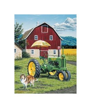 John Deere - Air Conditioned A/C Tin Sign