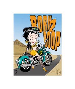 Betty Boop - Born to Boop Tin Sign