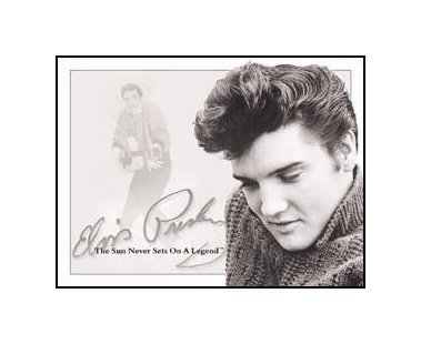 Elvis Presley - Sun Never Sets Tin Sign