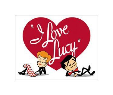 I Love Lucy - Opening Logo of TV Show Tin Sign