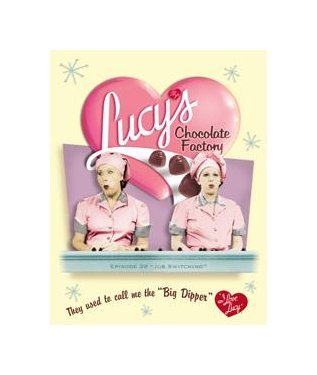 I Love Lucy - Chocolate Factory Tin Sign