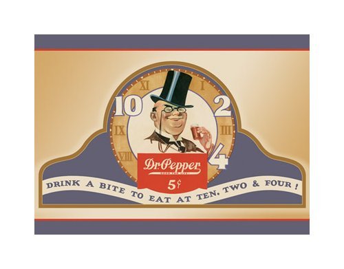 Dr Pepper - Drink a Bite to Eat Tin Sign