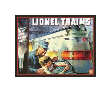 Lionel Trains - 1935 Tin Sign