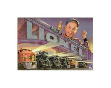 Lionel Trains - 1952 Tin Sign