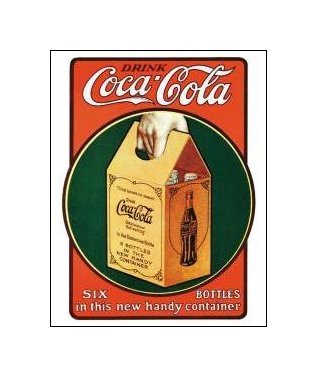 Coca Cola - Handy Six Pack Tin Sign