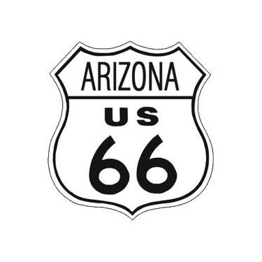 Route 66 - Arizona Tin Sign