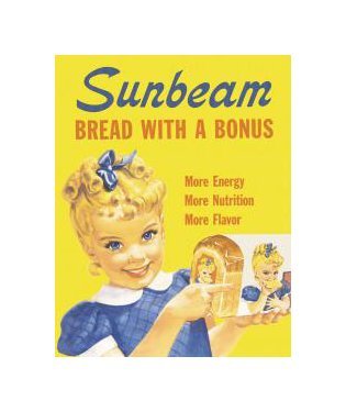 Little Miss Sunbeam - Bread with a Bonus Tin Sign