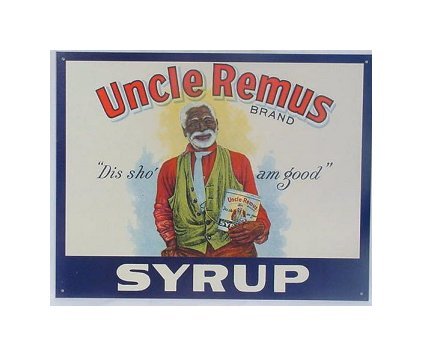 Uncle Remus Syrup Tin Sign