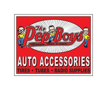 Pep Boys - Auto Accessories Tin Sign