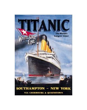 Titanic - White Star Line Tin Sign