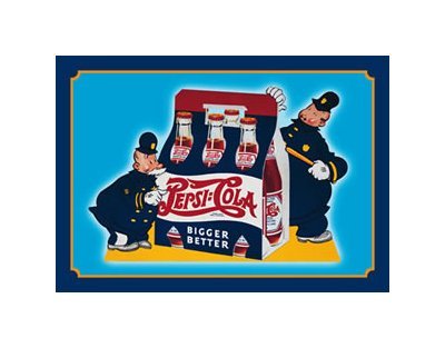 Pepsi Cola - Better Cops Tin Sign