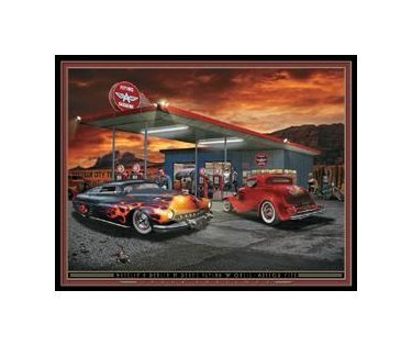 Deke's Oasis Tin Sign