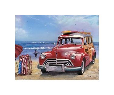 Surfin USA Tin Sign