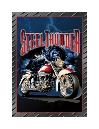 Steel Thunder - Motorcycle Tin Sign