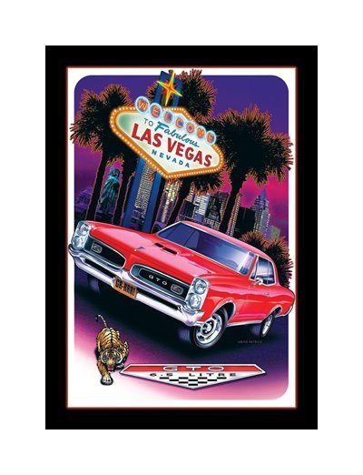 Pontiac - GTO - To Fabulous Las Vegas Nevada Tin Sign