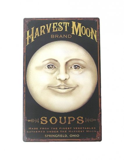 Harvest Moon Soups Tin Sign
