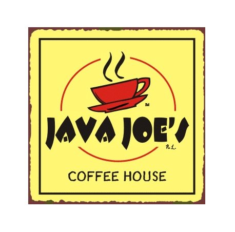 Java Joe's Coffee House Metal Art Sign