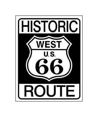 Route 66 - Historic Route 66 Tin Sign