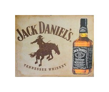 Jack Daniels - Bronco Tin Sign