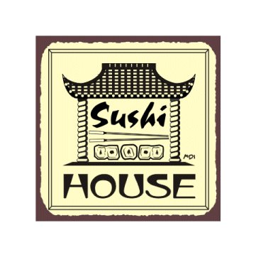 Sushi Chef Metal Art Sign