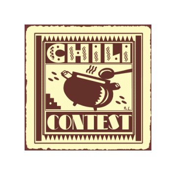 Chili Contest Metal Art Sign