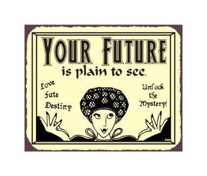 Your Plan is Plain to See Metal Art Sign