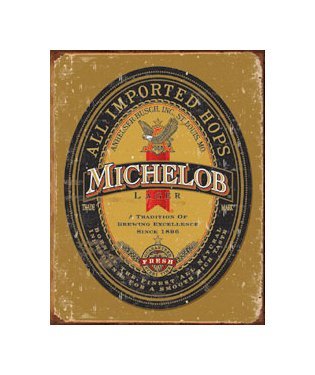 Michelob Beer Logo - Tin Sign