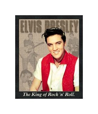Elvis Presley - The King of Rock and Roll Tin Sign