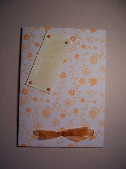 I Miss You card - FREE shipping!