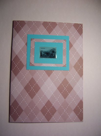 Postage Stamp Notecard