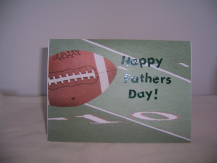 Football Father's Day Card - FREE shipping!