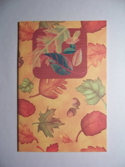 Fall leaves notecard. - FREE shipping!