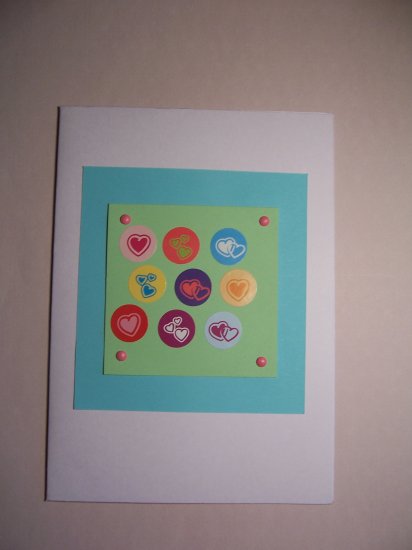 Hearts card - FREE shipping!