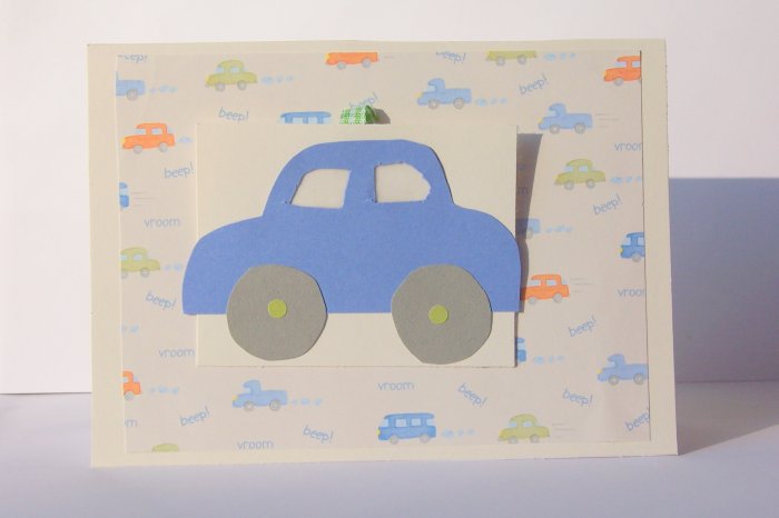 Car Birthday with Stickers