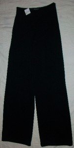NEW CHARLES CHANG-LIMA Wide & Sleek Knit Pants 4 $450