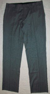 NWT IZOD Gray Slacks Dress Pants Trousers 35 34$129 NEW