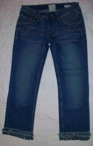 Taverniti Denim LA Peggy Detailed Capri Jeans 28NEW$209